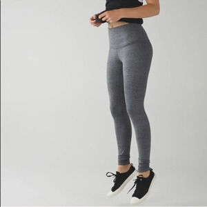Lululemon High Rise Wunder Under Speckled Grey